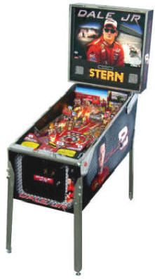 Dale Earnhardt / Dale Jr. NASCAR Pinball Machine By Stern Pinball From BMI Gaming: 1-800-PINBALL
