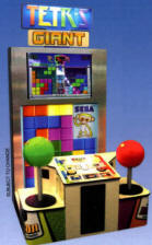 Tetris Giant / Giant Tetis Video Arcade Game 2010 - 2011 Model From SEGA Amusements