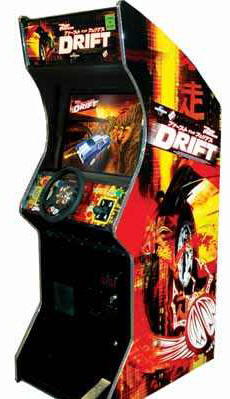 The Fast and The Furious : Tokyo Drift Upright Video Arcade Game From Raw Thrills