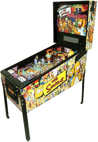 The Simpsons Pinball Party Pinball Machine  | Worldwide Simpsons Pinball Machine Delivery From BMI Gaming