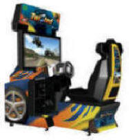 Twisted - Nitro Stunt Racing Video Arcade Game From Global VR - Deluxe Model Cabinet