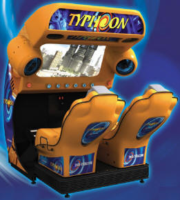 Typhoon Mad Wave Motion Theater Simulator Ride By Trio-Tech Amusements