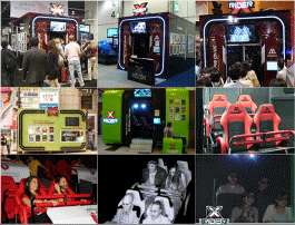 X-Rider Motion Theater Attraction Ride Picture Wall By Simuline