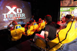 XD Motion Theater - Back View - By Trio Tech Amusements From BMI Gaming