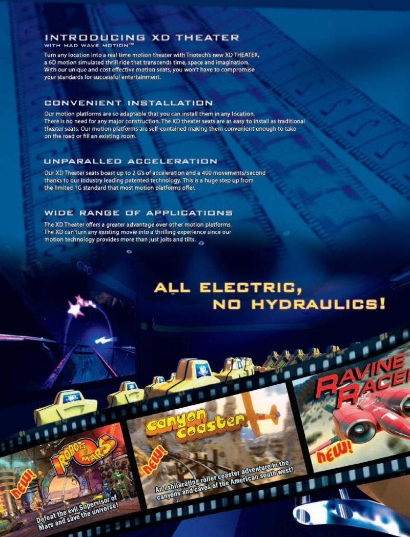XD Theater Motion Simulator Theater Ride Brochure - Page 2