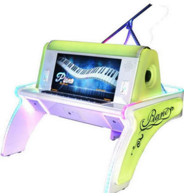 Dream Of Piano Music Rhythm Video Arcade Game / Dreaming Piano Arcade Machine From Sheng Hua Technology