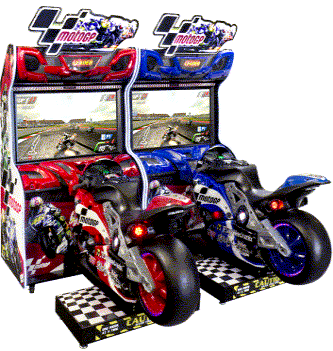MotoGP Arcade Motorcycle Simulator Video Game From Raw Thrills