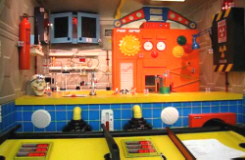Professor Coggins Arcade Gun Shooting Gallery - Inside View - From Pan Amusements