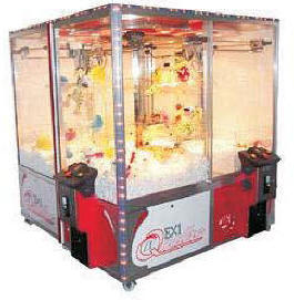 Quattro Crane EX1 4 Player Crane Claw Game Machine From Elaut USA