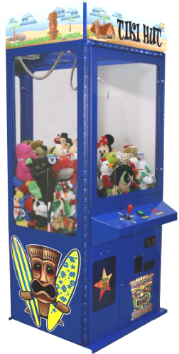 Tiki Hut Crane Redemption Game 