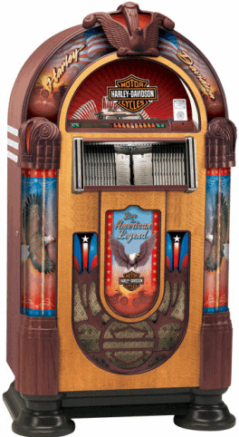 Harley Davidson CD Jukebox Machine From Rock Ola  | Model CD6 / J-70143-A