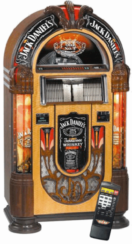 Jack Daniels CD Jukebox From Rock Ola |  Model CD6C-JD