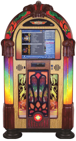 Rock-Ola Gazelle Nostalgic Music Center Jukebox | Model QB4GZ-PV4