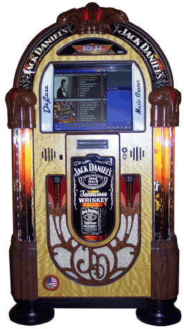 Jack Daniels Nostalgic Music Center Jukebox | Rock-Ola 