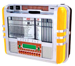 Rock-Ola Wallette Remote Jukebox Wallbox Controller | Model BB-70101-1A - Yellow
