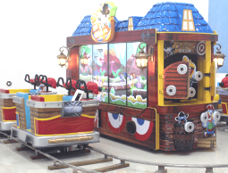 Bandit Express Arcade Kiddie Train Ride - Interactive Ticket Redemption Video Arcade Game From UNIS Games 