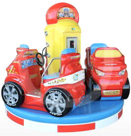 Carousel Grand Prix Car Kiddie Ride From Falgas