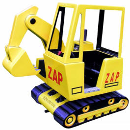 Excavator Backyard Backhoe Kiddie Ride WKR114 From Zamperla Asia Pacific / ZAP Kiddy Ride