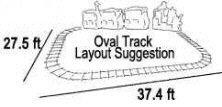 Flagas Mall Train / Kiddie Train Ride Track Layout