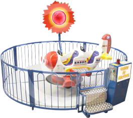 Plane 2 Seat Kiddie Amusement Attraction Ride - Falgas