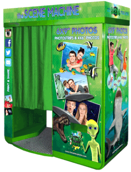 The Scene Machine Photo Booth - Green Screen Photobooth - From Apple Industries