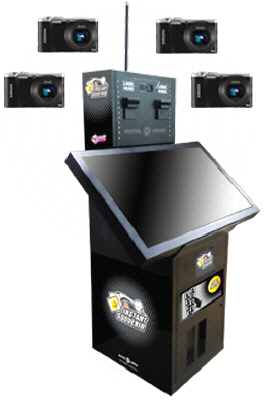 Instant Photo Souvenir Social Event Model Photo Kiosk