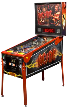 AC/DC Vault Edition Premium Model Pinball Machine From Stern