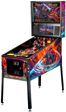 Black Night Premium Model Pinball Machine From Stern Pinball