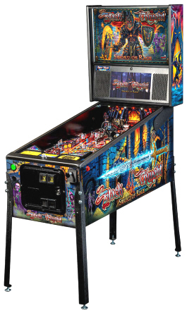 Black Night Pro Model Pinball Machine From Stern Pinball