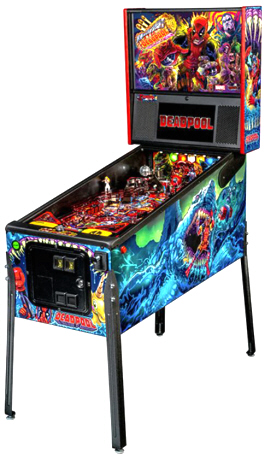 Deadpool Premium Edition Model Pinball Machine From Stern