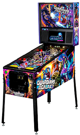 Guardians Of The Galaxy Premium Pinball Machine From Stern