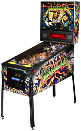 Metallica Professional Pinball Machine From Stern