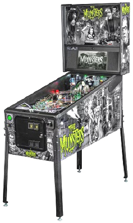 The Munsters Premium Edition Pinball Machine From Stern
