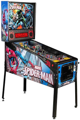 Spiderman / Spider Man Vault Edition Pinball Machine From Stern and Marvel Comics