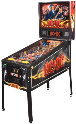 AC/DC Pinball Machine - Pro / Professional Model From Stern Pinball