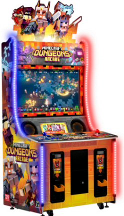 Minecraft Dungeons Arcade 2 Player Card Videmption Arcade Game