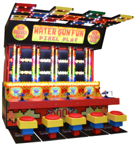 Pixel Play Water Gun Fun FEC Arcade Model From BSR