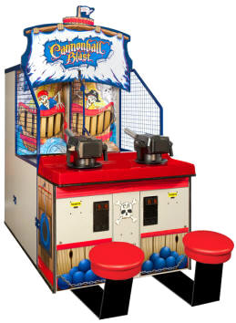 Cannonball Blast Air Ball Carnival Game