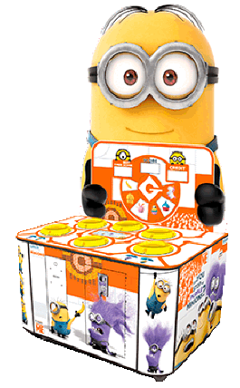 Despicable Me Minion Wacker Ticket Redemption Hammer Arcade Game From Adrenaline Amusements
