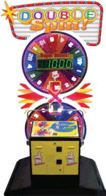 Double Spin / Double Shot Ticket Redemption Wheel Game From Sega