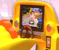 Kiddy Cars Racing Video Monitor From Bromley