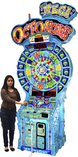 Mini Mega Oct-O-Score / Octoscore Mini Mega Ticket Redemption Wheel Game From Five Star