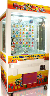 Push A Prize Arcade Skill Prize Redemption Machine From Benchmark Games