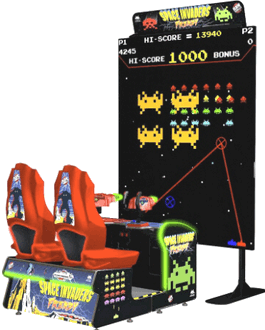 Space Invaders Frenzy Video Arcade Game - With Ticket Redemption From Raw Thrills