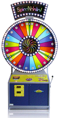 Spin N' Win Ticket Redemption Wheel Game - 6 Foot Model from Skeeball - Baytek
