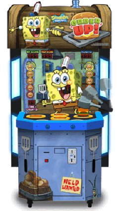 SpongeBob Order Up Arcade Hammer Ticket Redemption Game From Andamiro