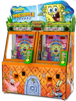 SpongeBob Pineapple Arcade Quick Coin Ticket Redemption Game From Andamiro 