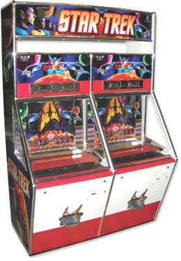 Star Trek 2 Player Token Coin Pusher Machine From Coastal Amusements