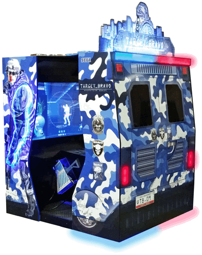 Target Bravo Operation Ghost 55" Video Arcade Game Theater From SEGA
