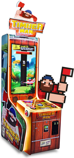 Timberman Arcade Ticket Videmption Game From Magic Play